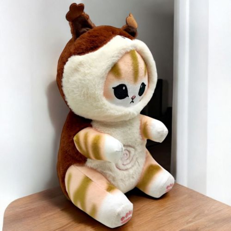 Мягкая игрушка аниме "Котик в капюшоне", 30 см