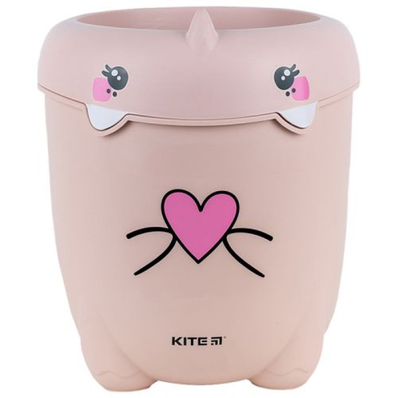 Контейнер для сміття Kite, світло-рожевий