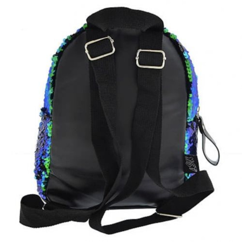 Рюкзак молодіжний "Yes" з паєтками "Green Sequins"
