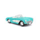 Автомодель в масштабе 1:24 - 1957 Chevrolet Corvette голубой