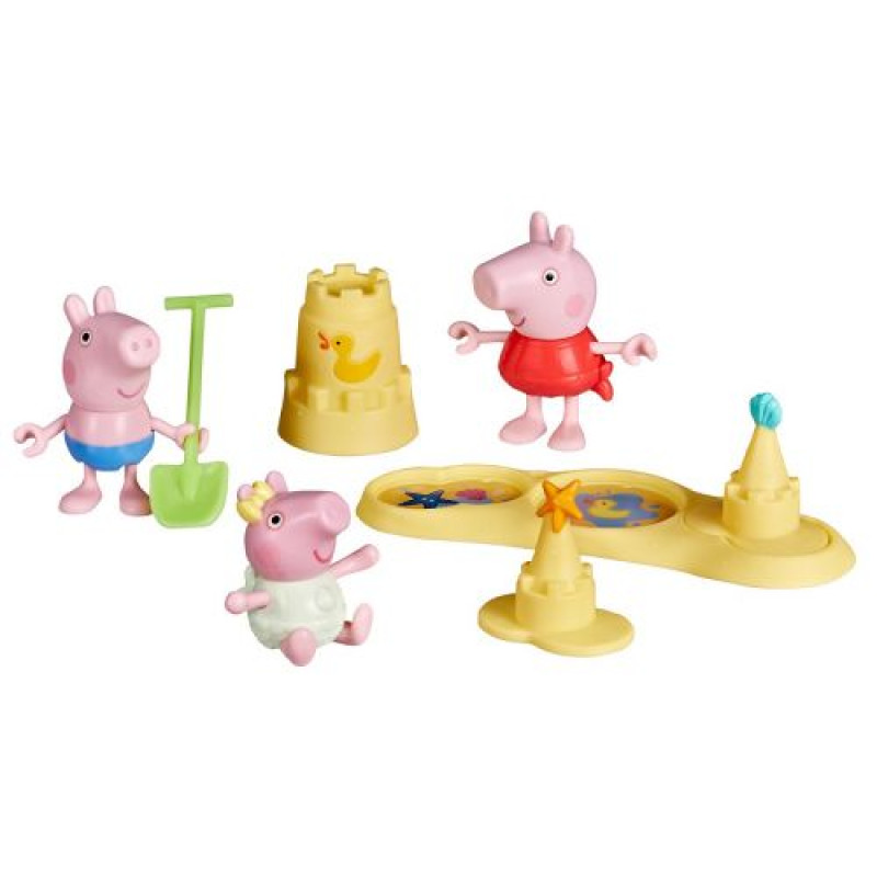 Игровой набор Peppa Figurines – Три маленькие свинки на пляже