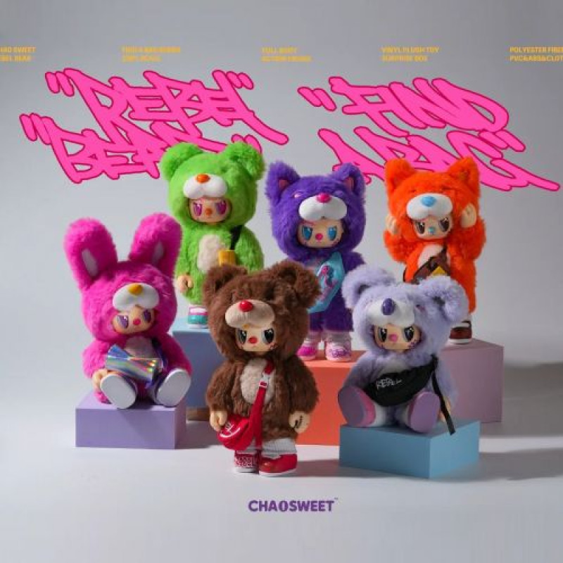 Коллекционная игрушка POP TOP Rebel Bear серии Find A Bag - Кул бой