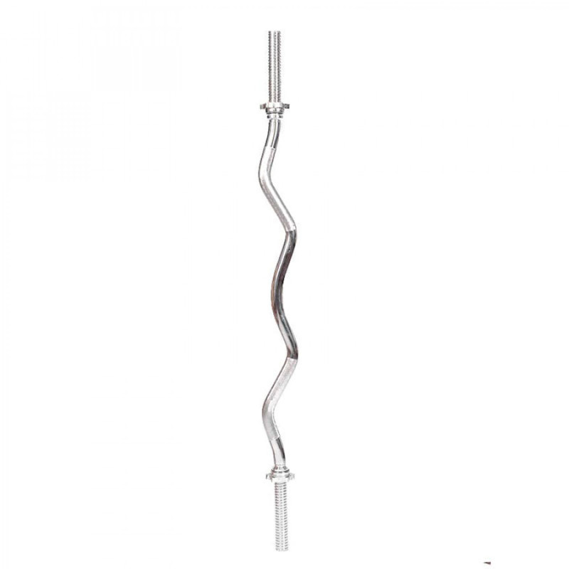 Гриф HouseFit BR 120S W-подібний, Довжина 1,2 м, Діаметр 30 мм, Метал, Вага 8 кг