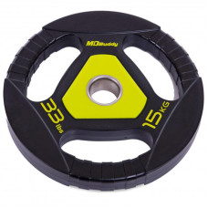 Диски поліуретанові Zelart TA-2677- 15 кг