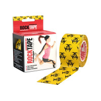 Кінезіо тейп RockTape Design (5см х 5м) Желтая опасность