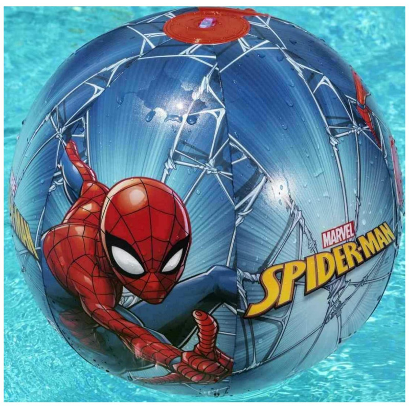 Надувний м'яч Aqua Speed BESTWAY SPIDER-MAN 2137 51 см синій, червоний Діт age 2+