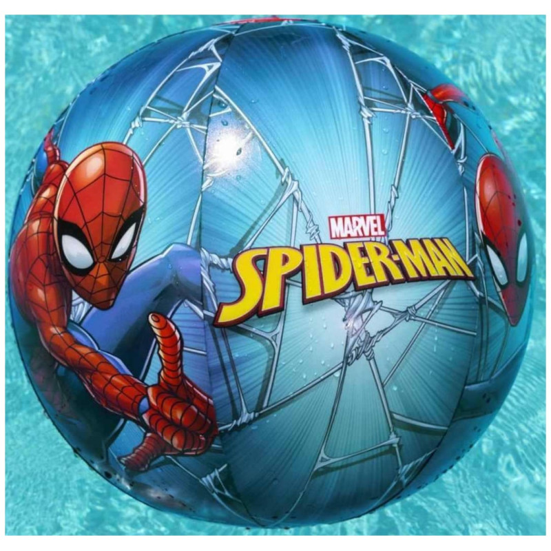 Надувний м'яч Aqua Speed BESTWAY SPIDER-MAN 2137 51 см синій, червоний Діт age 2+