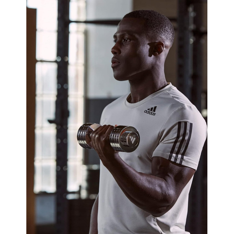 Гантель регульована Adidas Adjustable Chrome Dumbbell