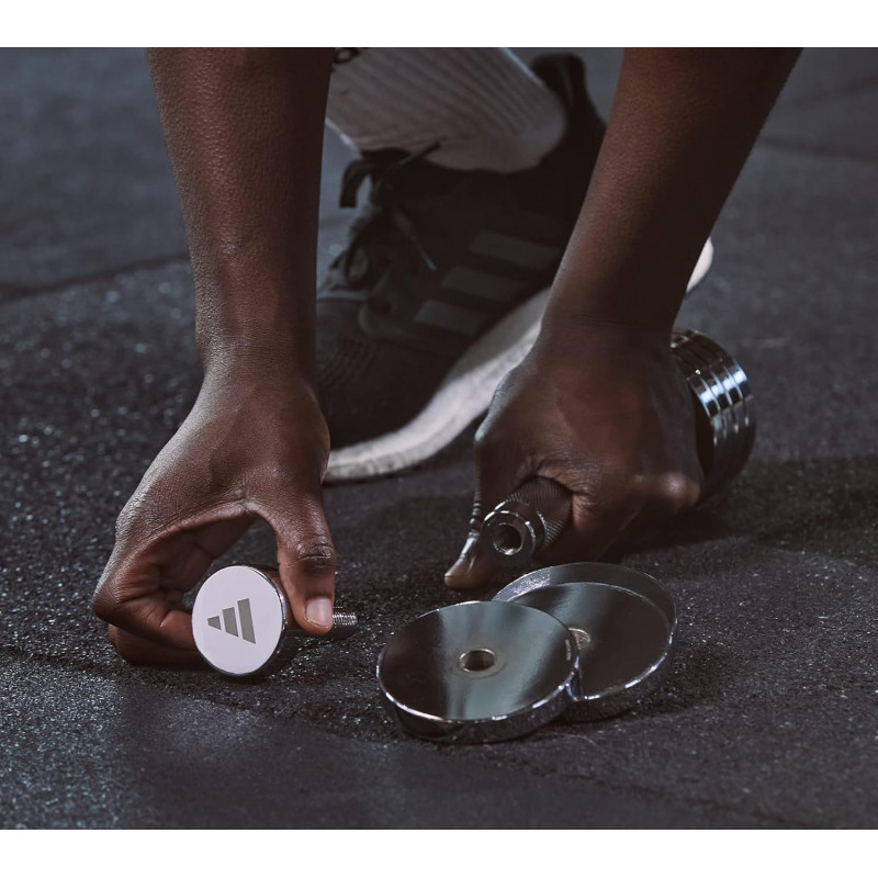 Гантель регульована Adidas Adjustable Chrome Dumbbell