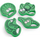 Набір дошок для плавання Aqua Speed KIDDIE FRIENDS Set 62736 зелений Діт One Size
