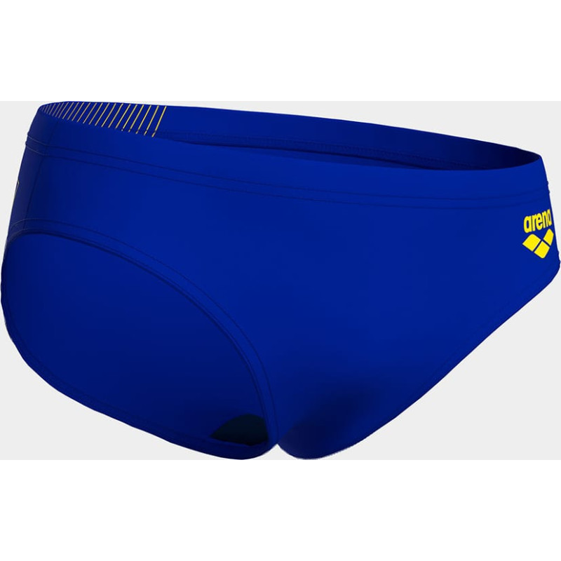 Плавки-сліпи для хлопчиків Arena BRIGHT SWIM BRIEFS синій, жовтий Діт 128 см