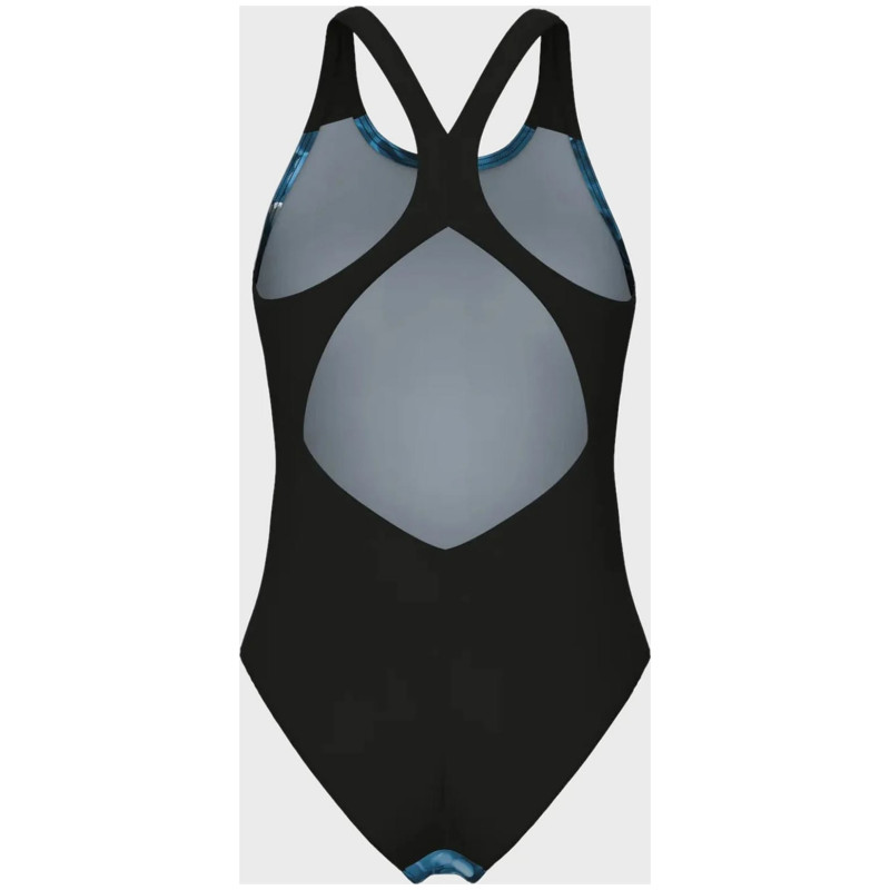 Купальник закритий для жінок Arena BLUE FLOWERS SWIMSUIT V BACK
