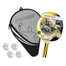 Набір для пінг-понгу Donic Top Team 500 Gift set (ракетка+чохол+4м'яча)