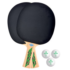 Набір для пінг-понгу Donic Fetzner 400 FSC 2-playet set (2ракетки + 3 м'яча)