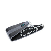 Пояс для обтяження LivePro SPORTS BELT, 98 см, штучна шкіра, чорний