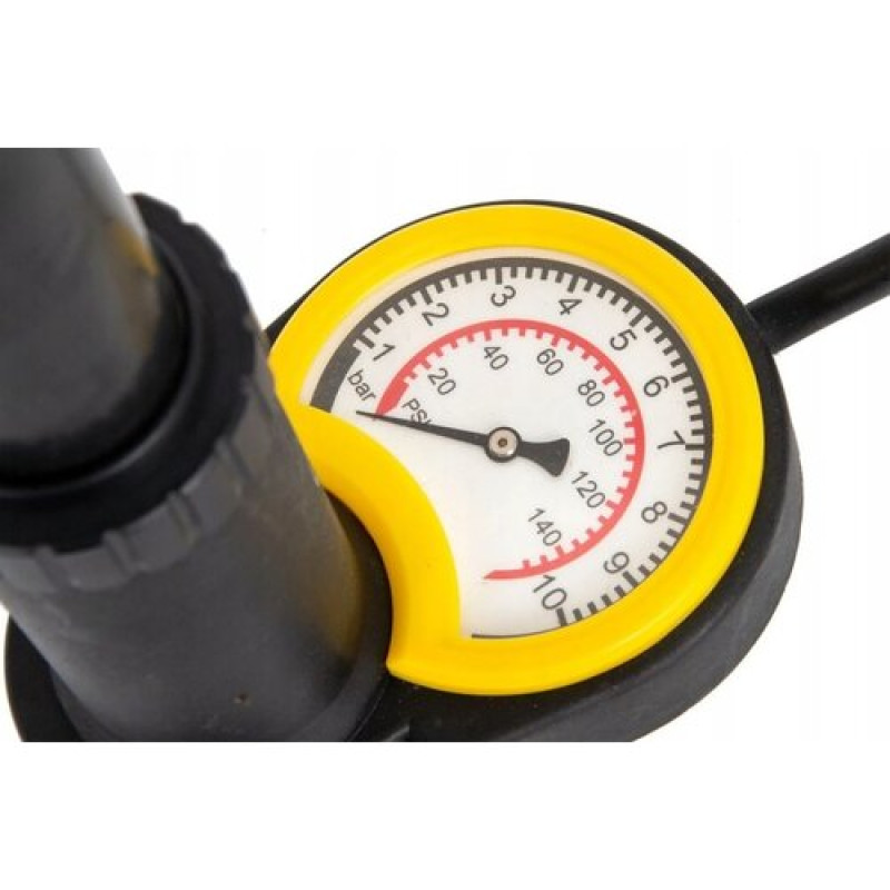 Насос підлоговий з манометром Dunlop Mini foot pump