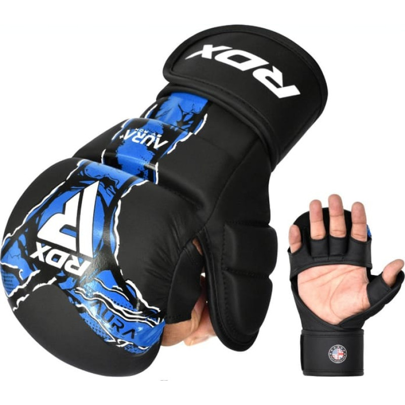 Тренувальні рукавиці RDX Grappling Gloves Shooter New Aura F17