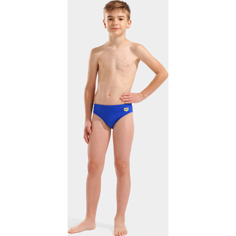 Плавки-сліпи для хлопчиків Arena BRIGHT SWIM BRIEFS синій, жовтий Діт 140 см