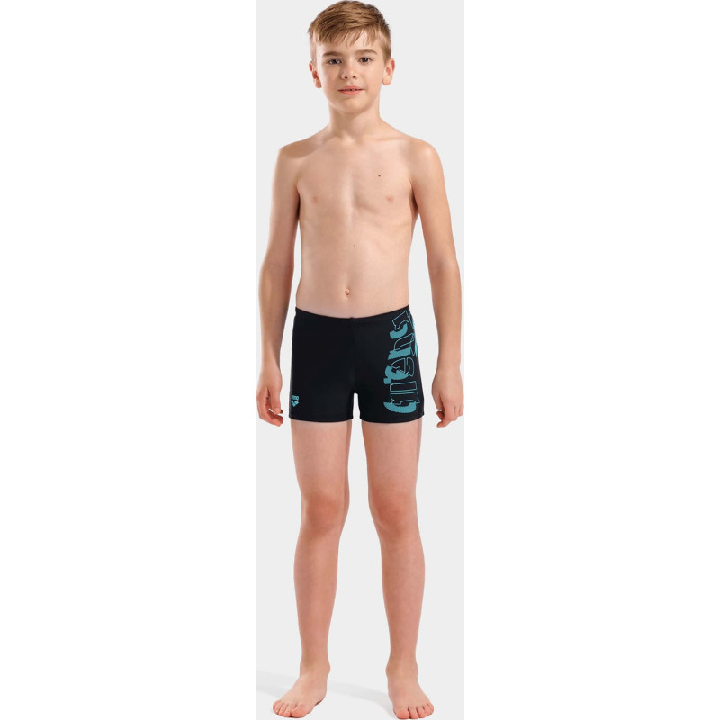 Плавки-шорти для хлопчиків Arena TALES SWIM SHORT чорний, бірюзовий Діт 116 см