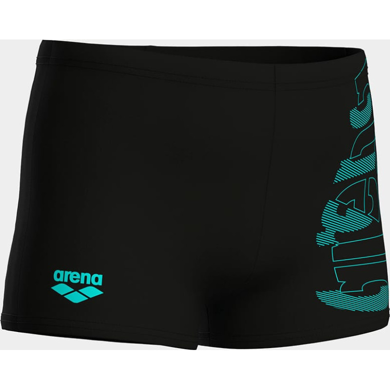 Плавки-шорти для хлопчиків Arena TALES SWIM SHORT чорний, бірюзовий Діт 116 см