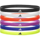 Пов'язки на голову Adidas Hairbands 6pk чорний, білий, червоний, фіолетовий, синій, жовтий Уні One S
