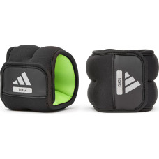 Обважнювачі для щиколотки/зап'ястя Adidas Ankle/Wrist Weights чорний, зелений Уні 1 кг