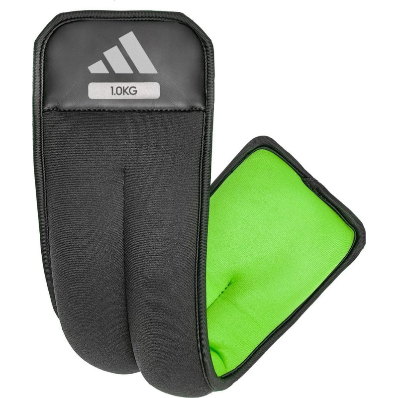 Обважнювачі для щиколотки/зап'ястя Adidas Ankle/Wrist Weights чорний, зелений Уні 1 кг