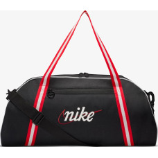 Сумка Nike W NK GYM CLUB - RETRO 24L чорний, білий, червоний Жін 33 x 51 x 23 см