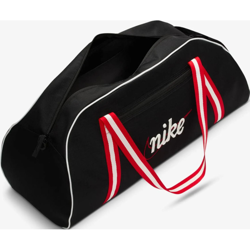 Сумка Nike W NK GYM CLUB - RETRO 24L чорний, білий, червоний Жін 33 x 51 x 23 см