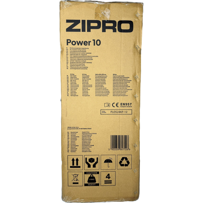 Веслувальний тренажер Zipro Power 10 чорний