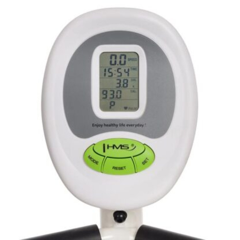 Велотренажер магнітний HMS R9259 біло-зелений