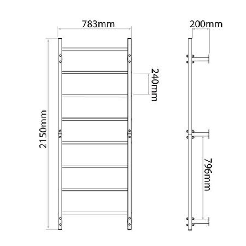 Драбина гімнастична реабілітаційна K-SPORT KSSL095