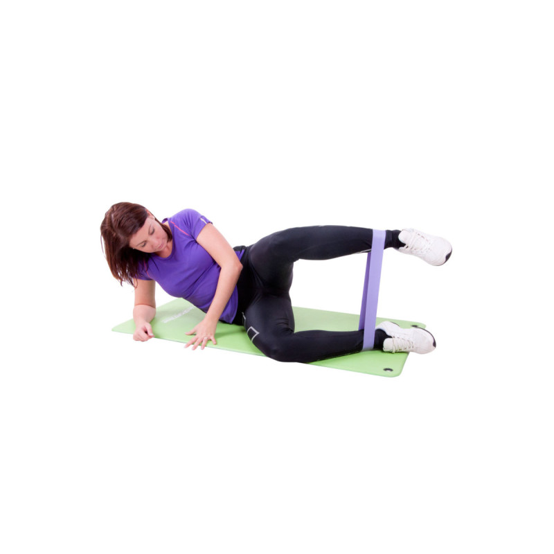 Стрічка-еспандер для вправ Hangy inSPORTline Light 70 см фіолетова