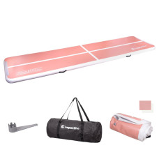 Килимок надувний Airtrack inSPORTline Airstunt 500x100x10 см, рожевий