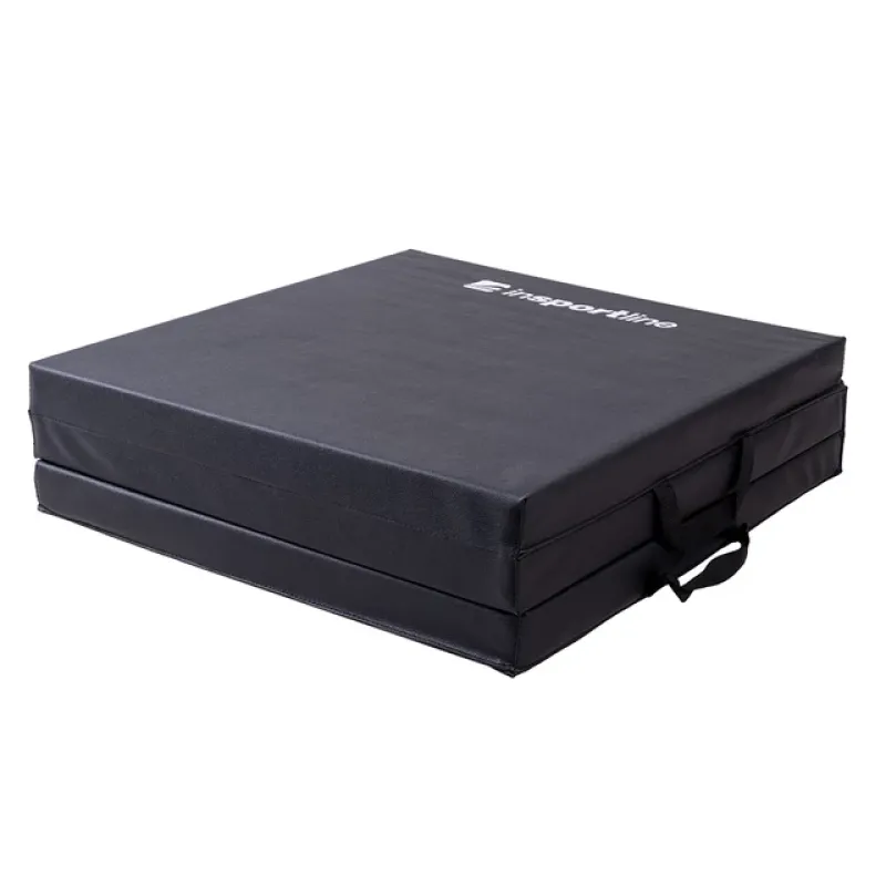 Мат гімнастичний inSPORTline Trifold 180 x 60 x 5 см, чорний