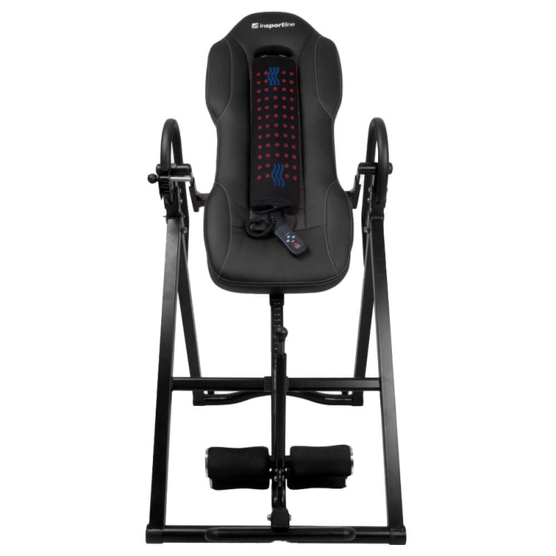 Інверсійний стіл з підігрівом inSPORTline Inverso Heaty, чорний