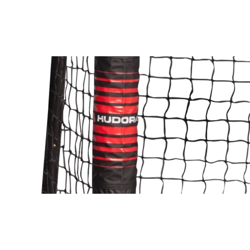 Ворота футбольні Hudora Pro Tect 300 х 200 см, чорні