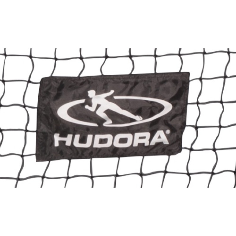 Ворота футбольні Hudora Pro Tect 300 х 200 см, чорні