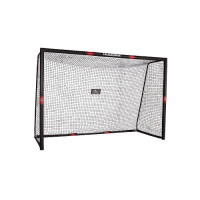 Ворота футбольні Hudora Pro Tect 300 х 200 см, чорні