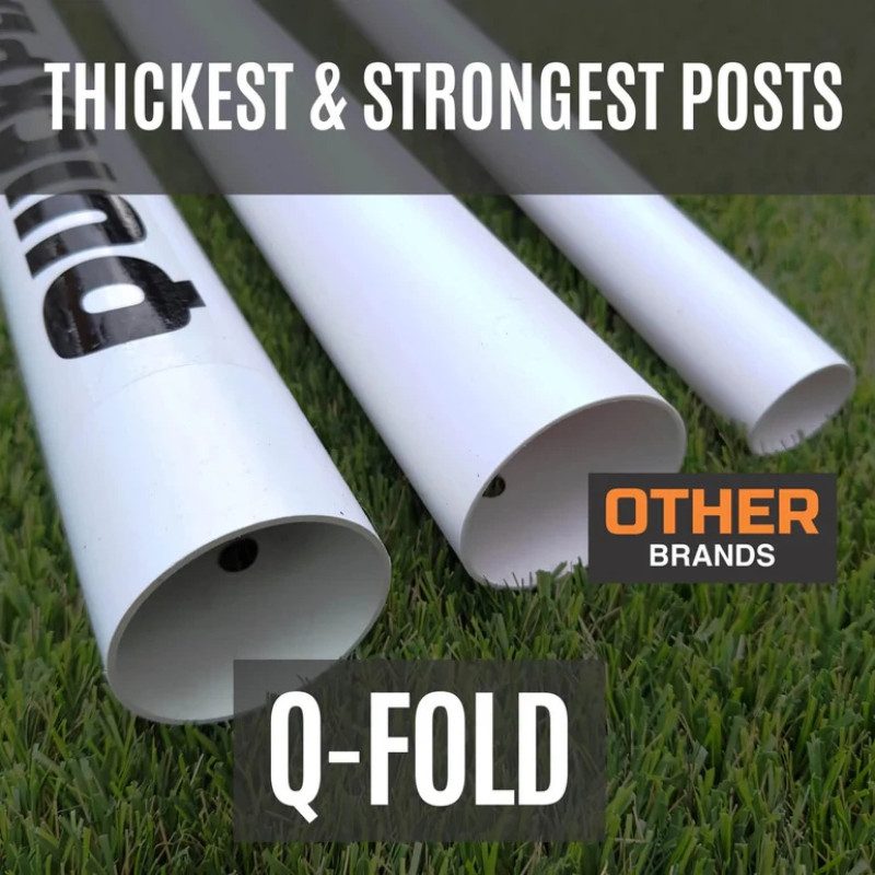 Ворота футбольні QUICKPLAY Q-FOLD 500 x 200 см, білі