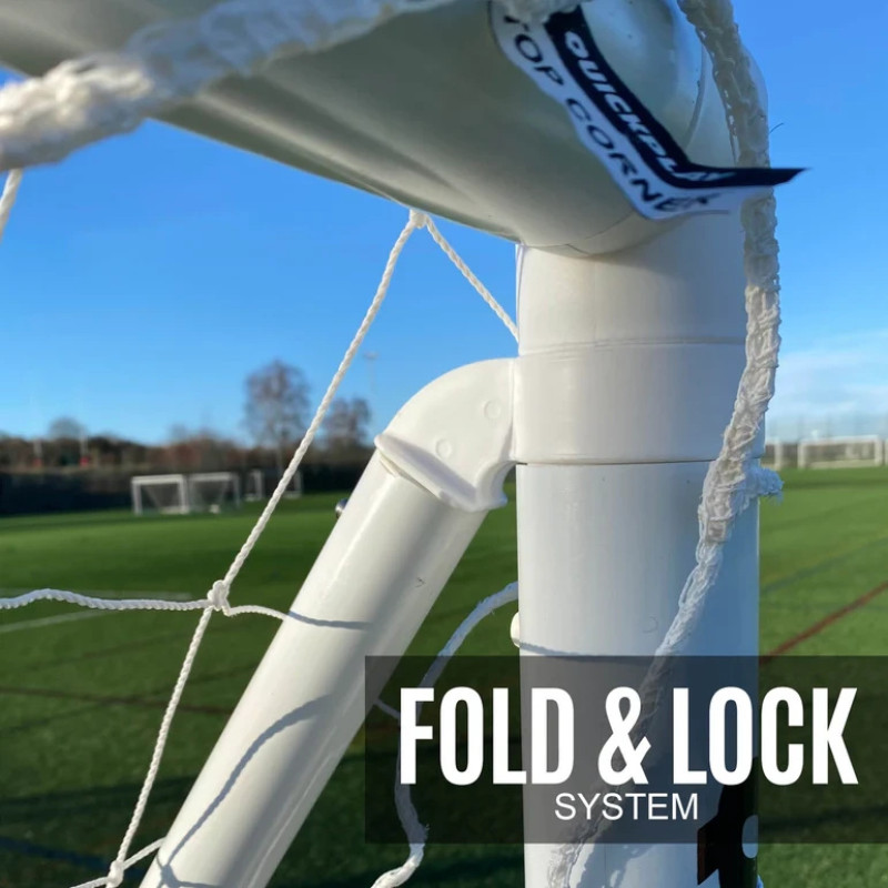 Ворота футбольні QUICKPLAY Q-FOLD 500 x 200 см, білі