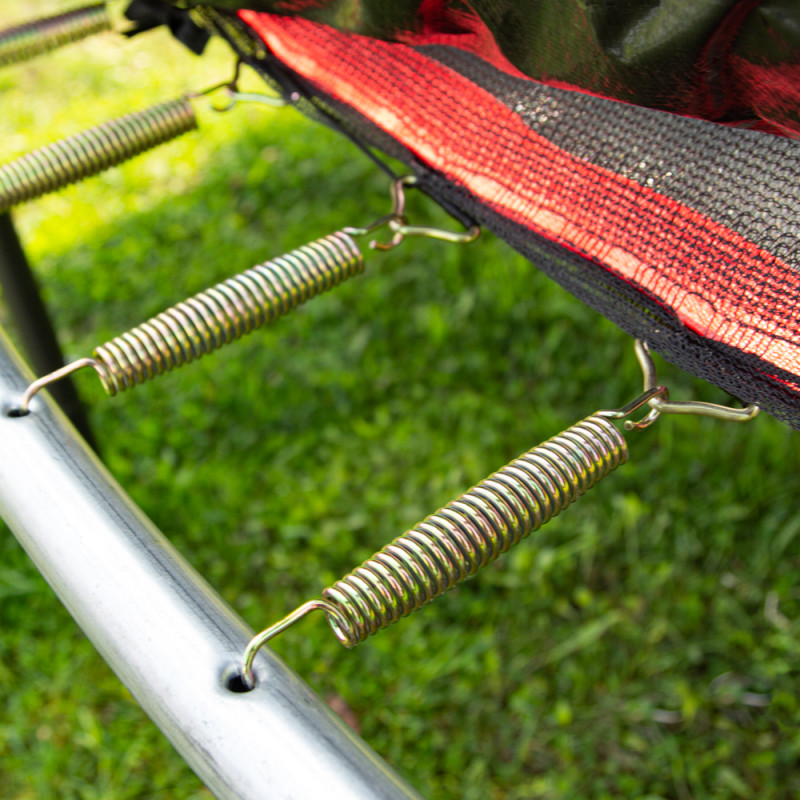 Батут inSPORTline Flea PRO з внутрішньою сіткою 183 см чорний