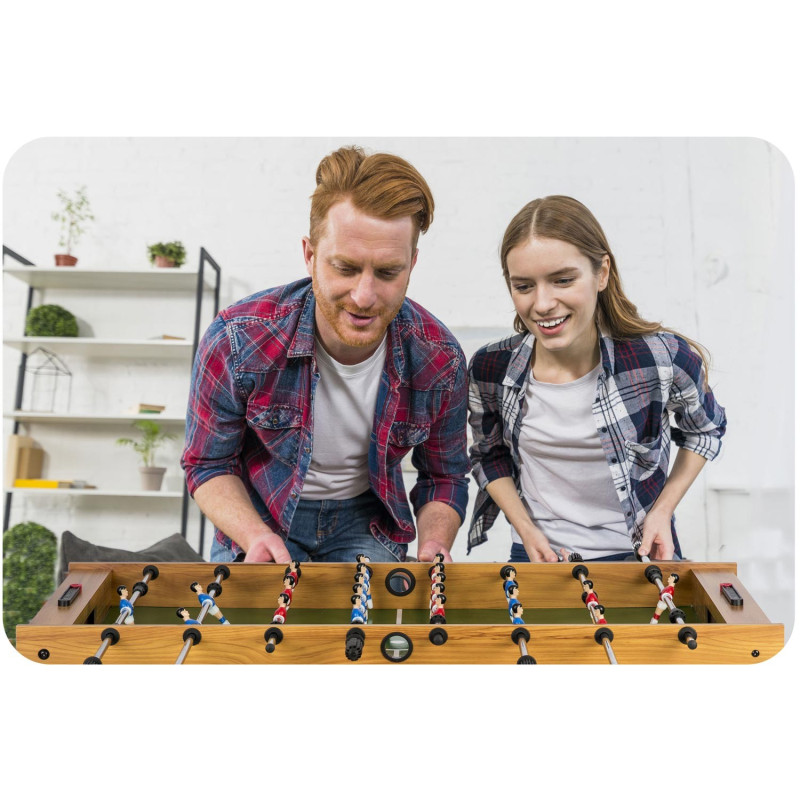 Настільний футбол Neo-Sport NS-803, 121 x 61 x 80 см - дерев'яний