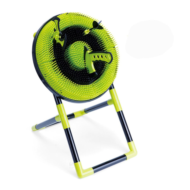 Ігровий набір 4в1 з мішенню inSPORTline ADGS145, 140 х 50 х 70 см - чорно-зелений