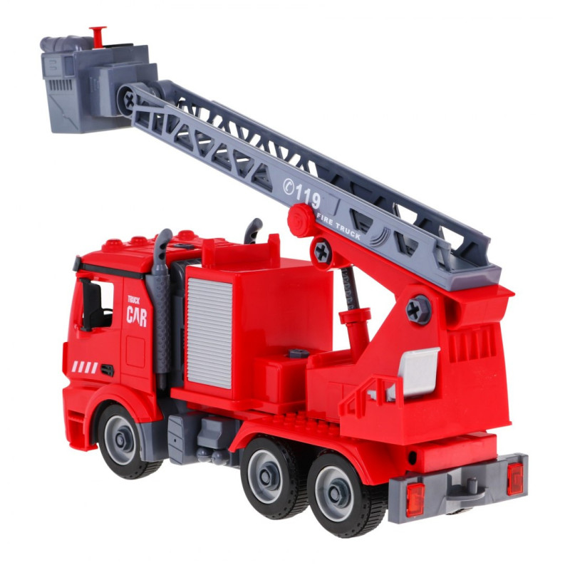 Пожежна машина 2в1 + каска