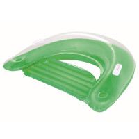 Крісло надувне з ручками і тримачами для напоїв Bestway 43118 зелене, 152 x 99 см