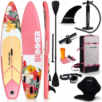 Надувная SUP-доска (сапборд) THUNDER VIOSA 320, 320 см, ПВХ/пена, розово-белый