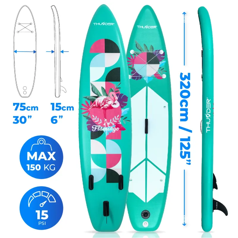 Надувна SUP дошка (Сапборд) THUNDER FLAMI 320