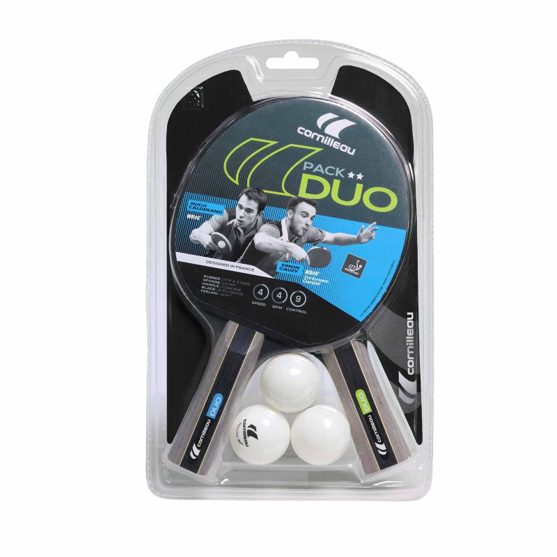 Набір для настільного тенісу Cornilleau SPORT Pack DUO, чорно-червоний