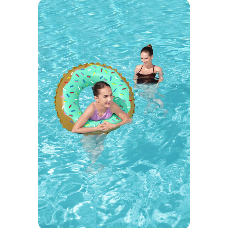 Коло надувне для плавання Bestway 36300 Солодкий пончик, 91 см